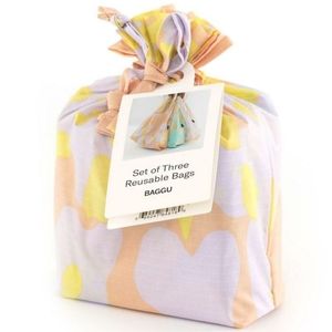 BAGGU Set of 3 Tie Dye Reusable Bags